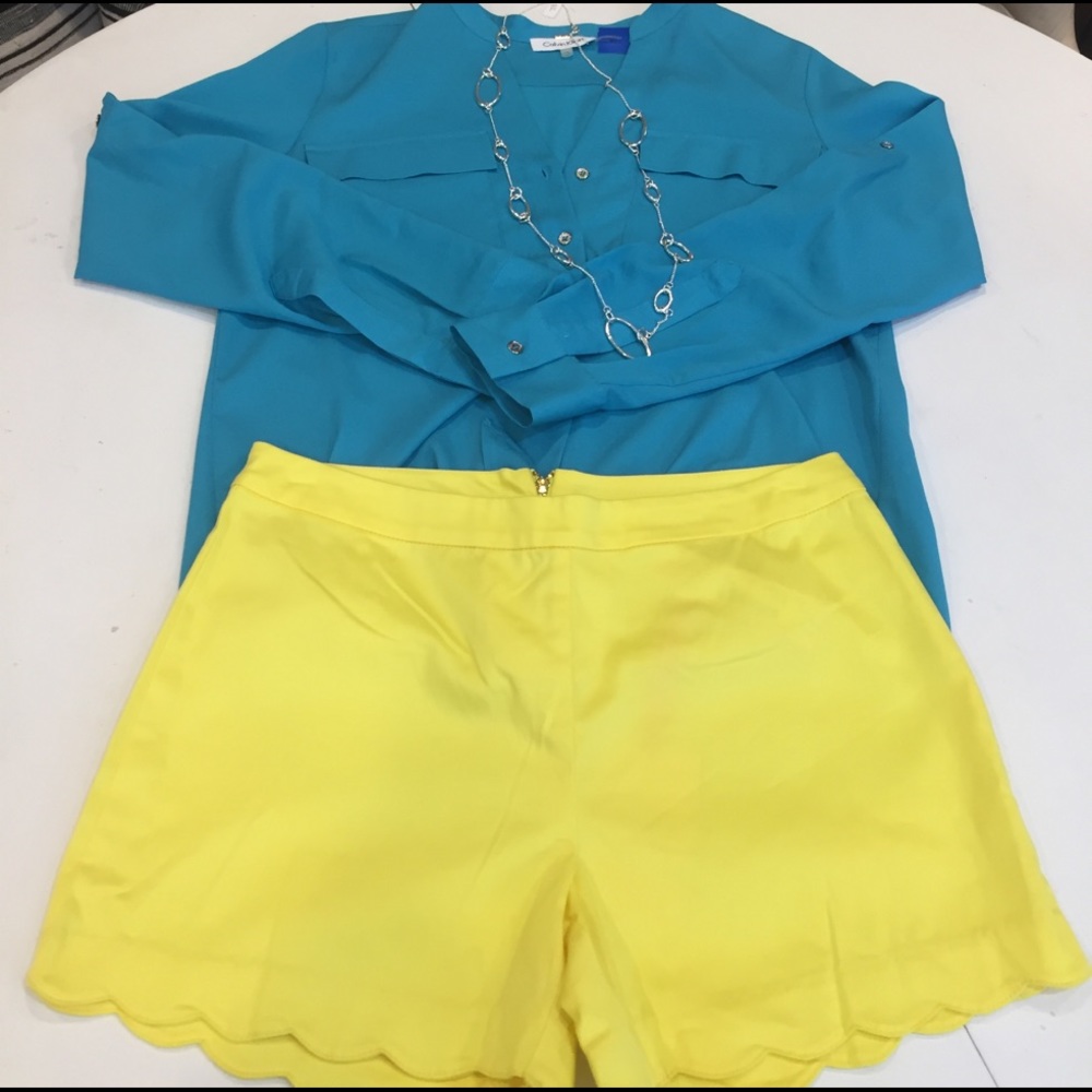 Super cute bright yellow shorts