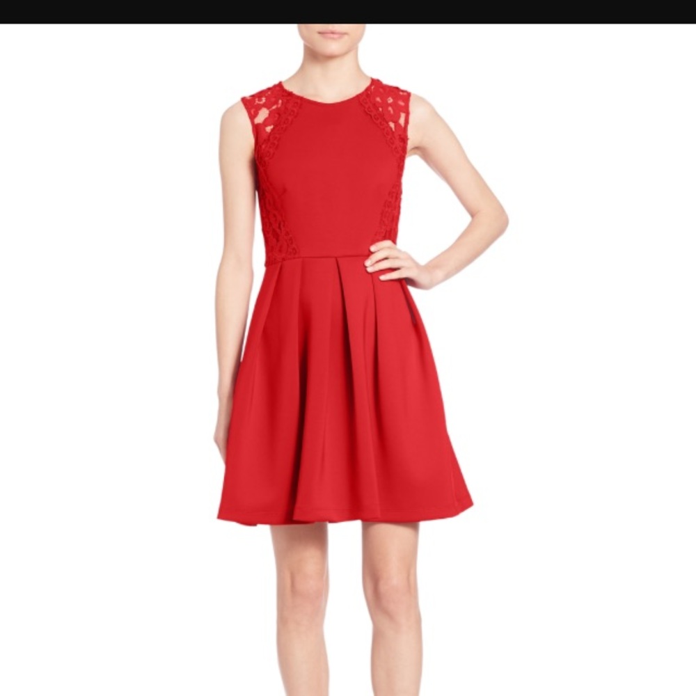 Shoshanna red dress NWOT