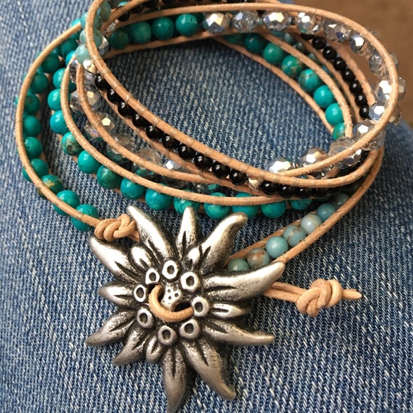 2xHP🎉3/17 & 5/3🎉Handmade Leather Wrap Bracelet - Picture 3 of 3