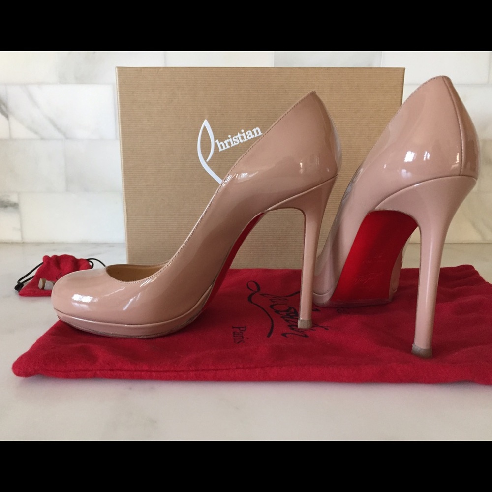 Christian Louboutin Neofilo 120 Patent Nude