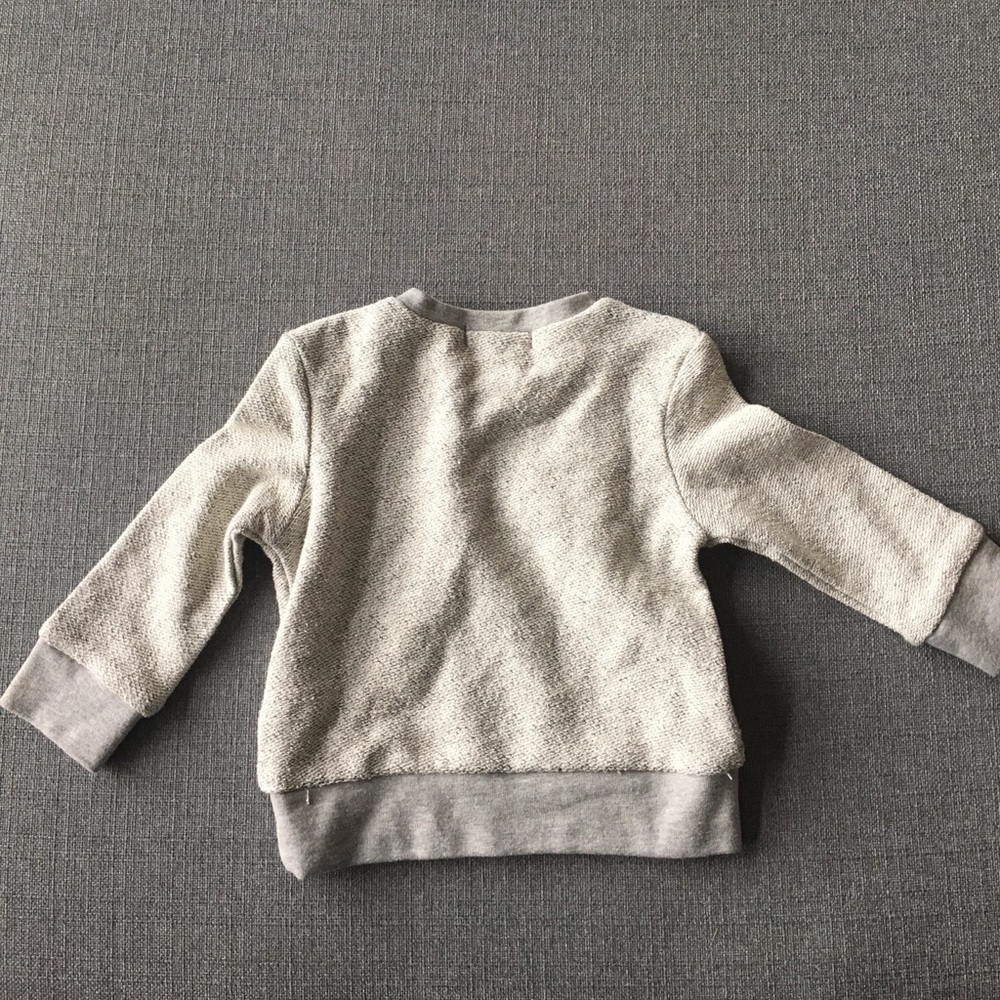 7 for all mankind sweatshirt 12 months - Picture 2 of 4