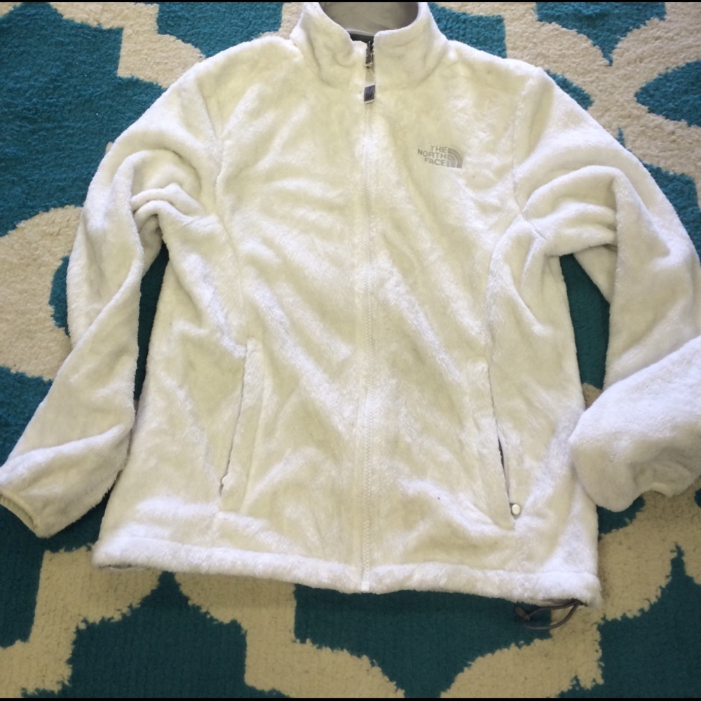 North Face fuzzy zip from jacket