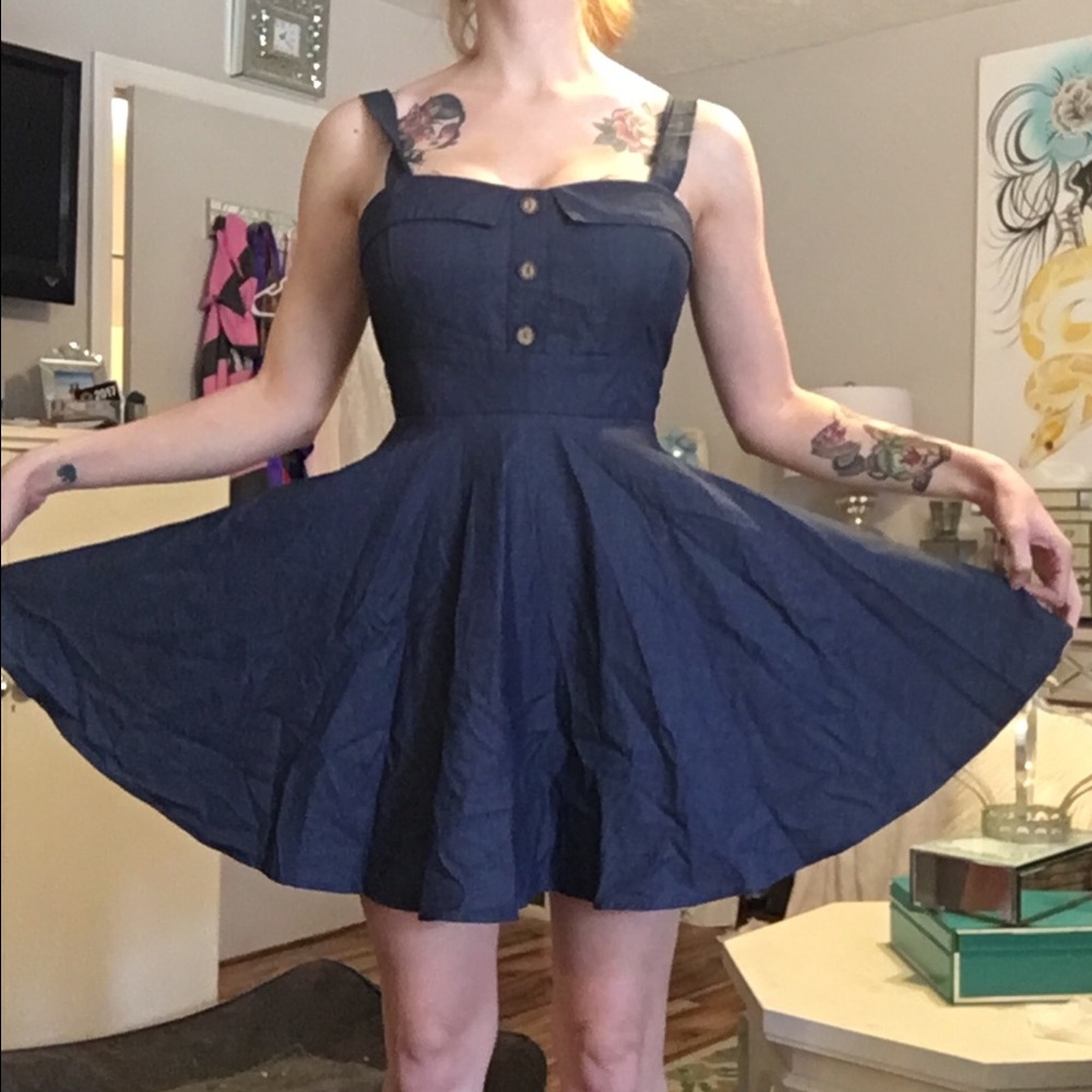 Denim dress
