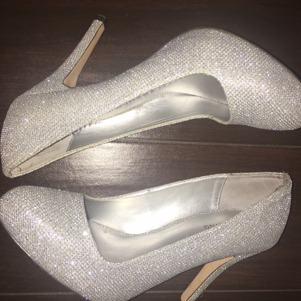 Sparkly high heels