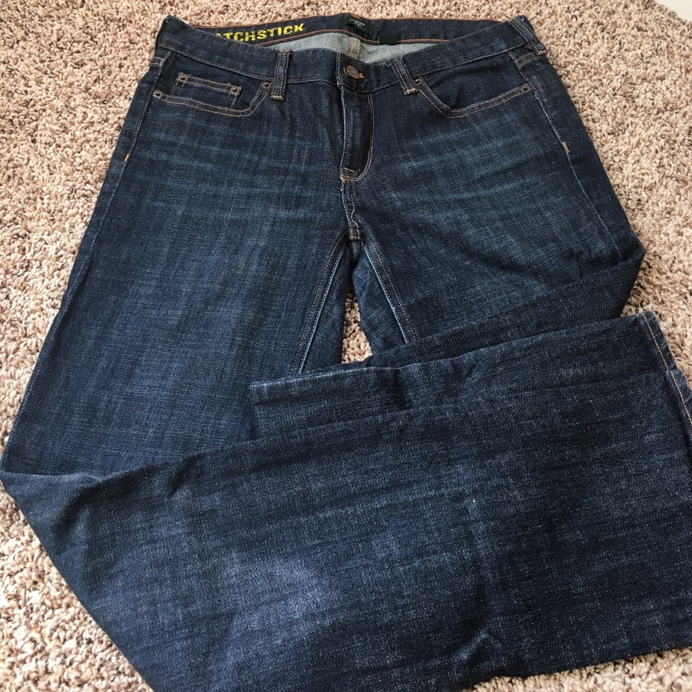 J Crew matchstick jeans