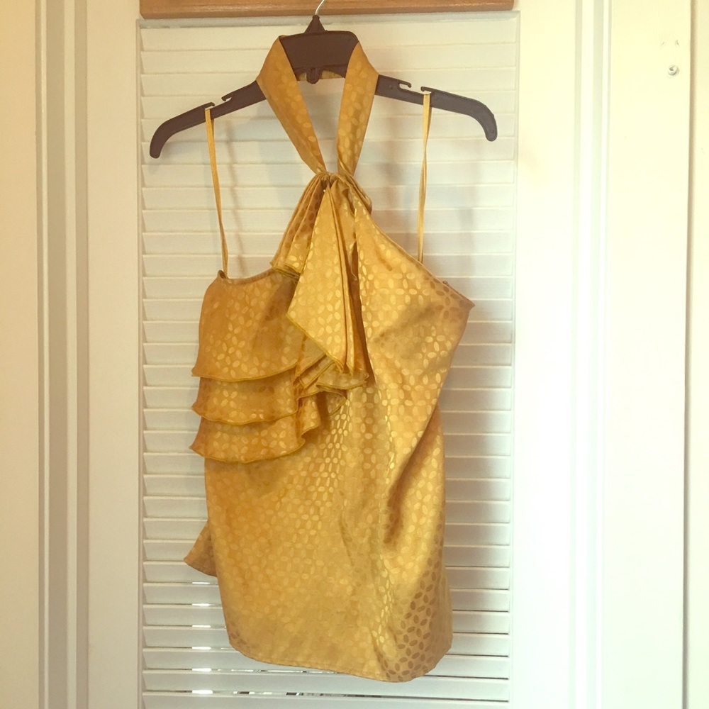 Mustard colored Halter Top!