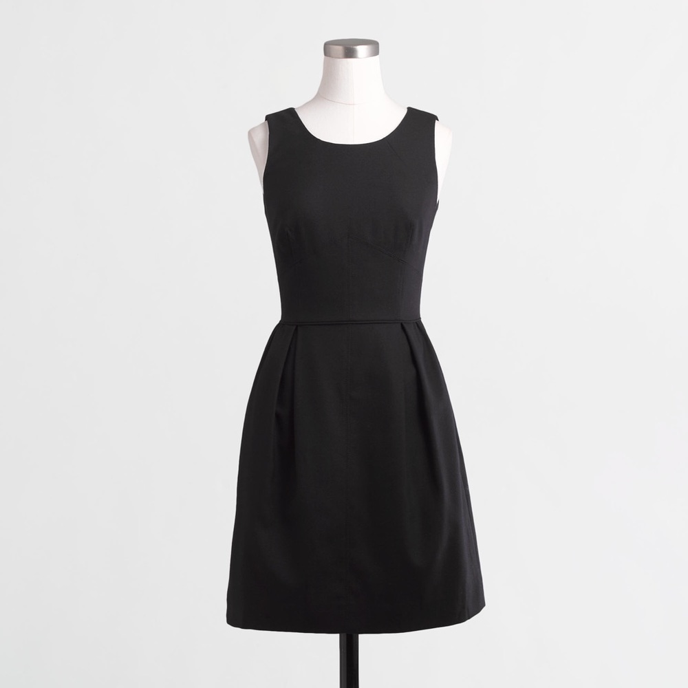 NWT J. CREW pleated shift dress