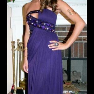 Purple prom dress