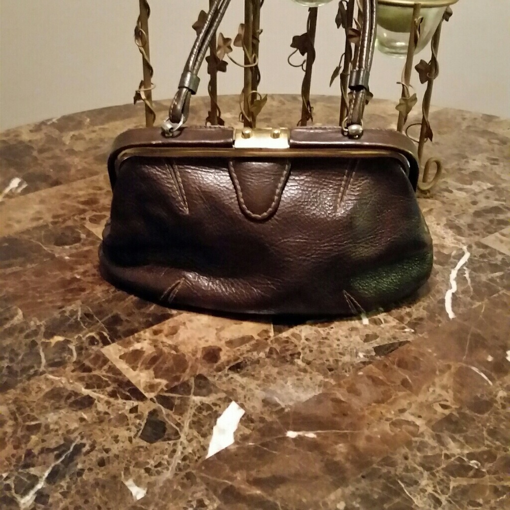 Vintage Letisse brown leather bag