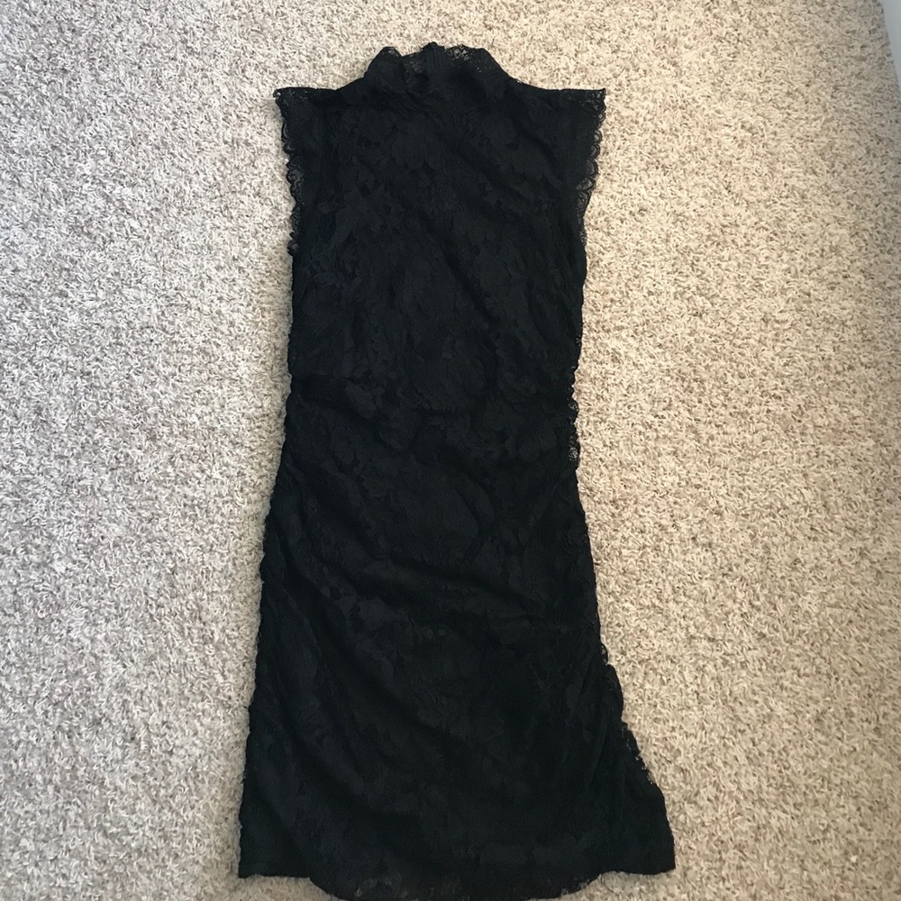 Black laced dress