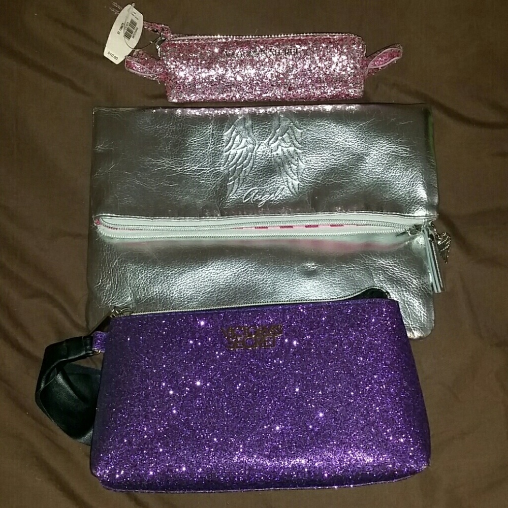 SOLD Victoria's Secret cosmetic bag lot