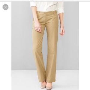 One pair of Gap classic khaki pants size 8 X-Long