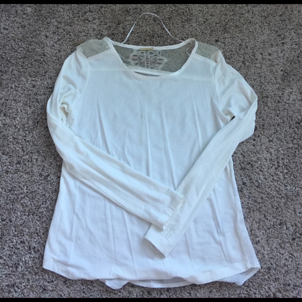 Kingdom couture top with chiffon back