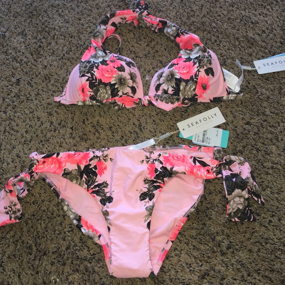 Pale pink bikini