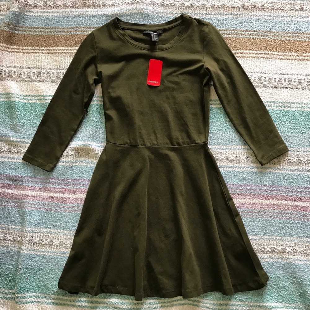 Long Sleeve Skater Dress