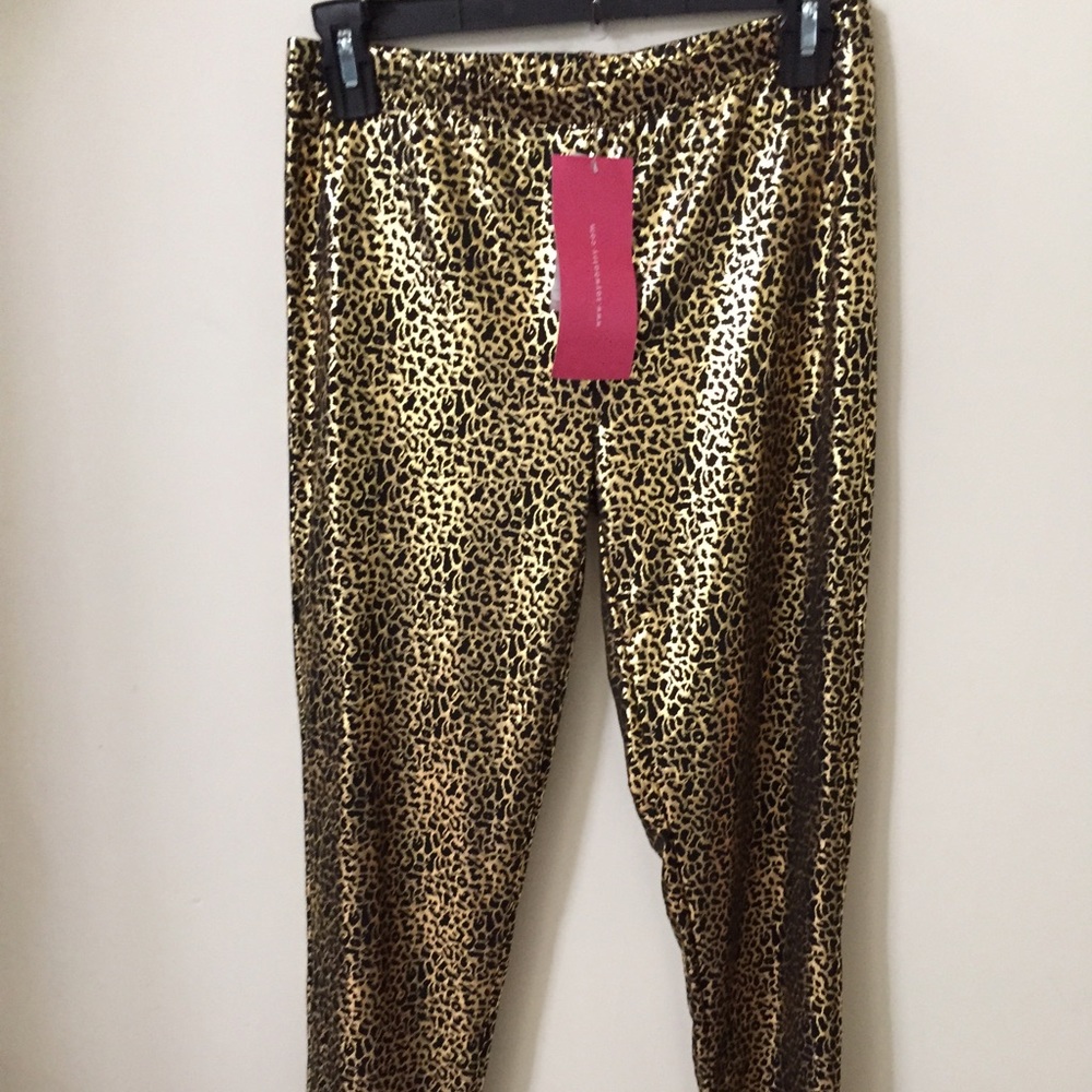 Juniors Leggings golden print Size Small