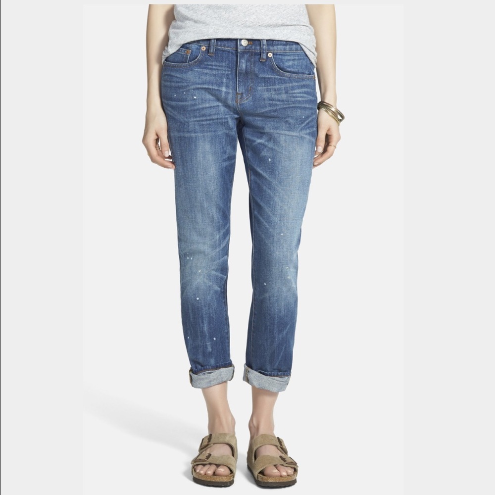 Madewell Slim Boy Jean - Paint Splatter Detail