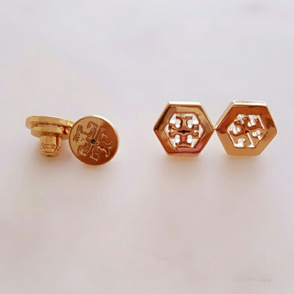 🔖 1HR SALE! Tory Burch Stud Earrings - Picture 5 of 8