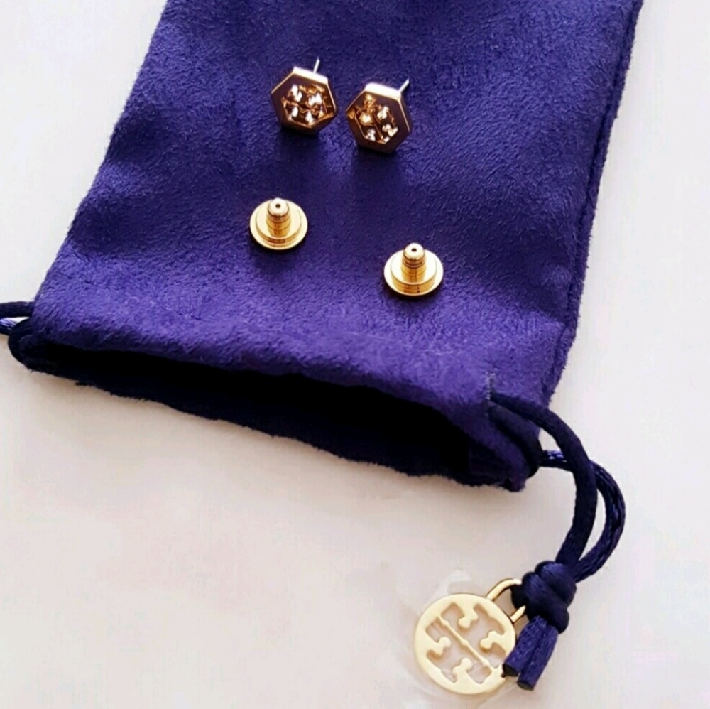 🔖 1HR SALE! Tory Burch Stud Earrings - Picture 6 of 8