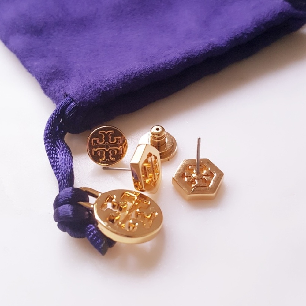 🔖 1HR SALE! Tory Burch Stud Earrings - Picture 7 of 8