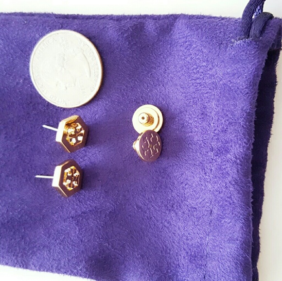🔖 1HR SALE! Tory Burch Stud Earrings - Picture 2 of 8