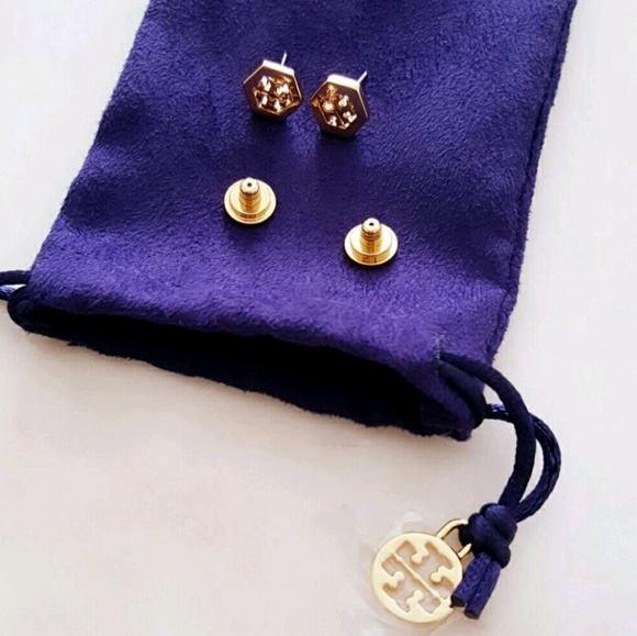 🔖 1HR SALE! Tory Burch Stud Earrings - Picture 6 of 8