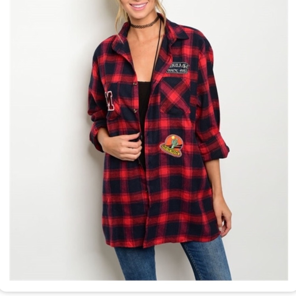 Large button up shirt