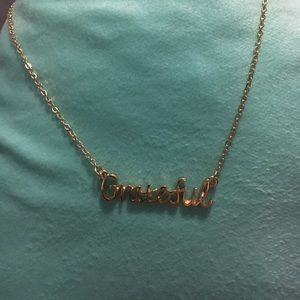 2 left!!! Grateful necklace