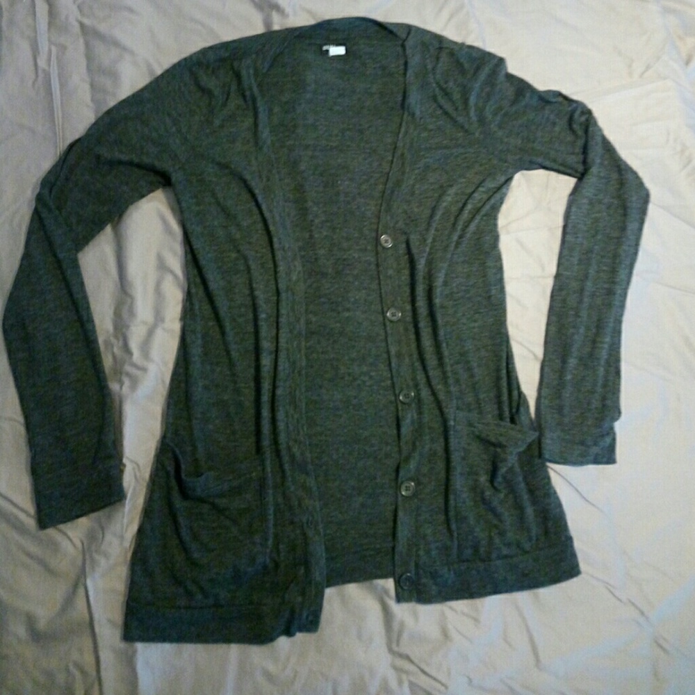 BDG dark grey cardigan from Urban Outfitters