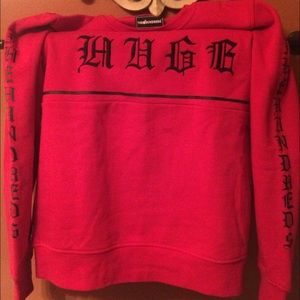 Red hundreds sweater