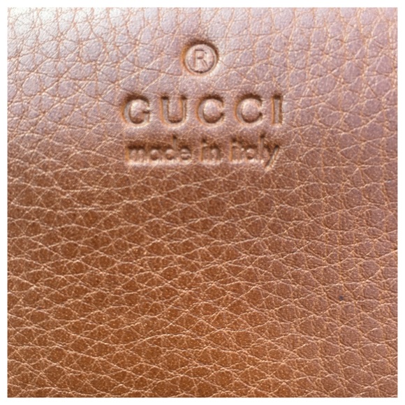 GUCCI ZIP AROUND CAMEL TAN WALLET - Picture 5 of 7