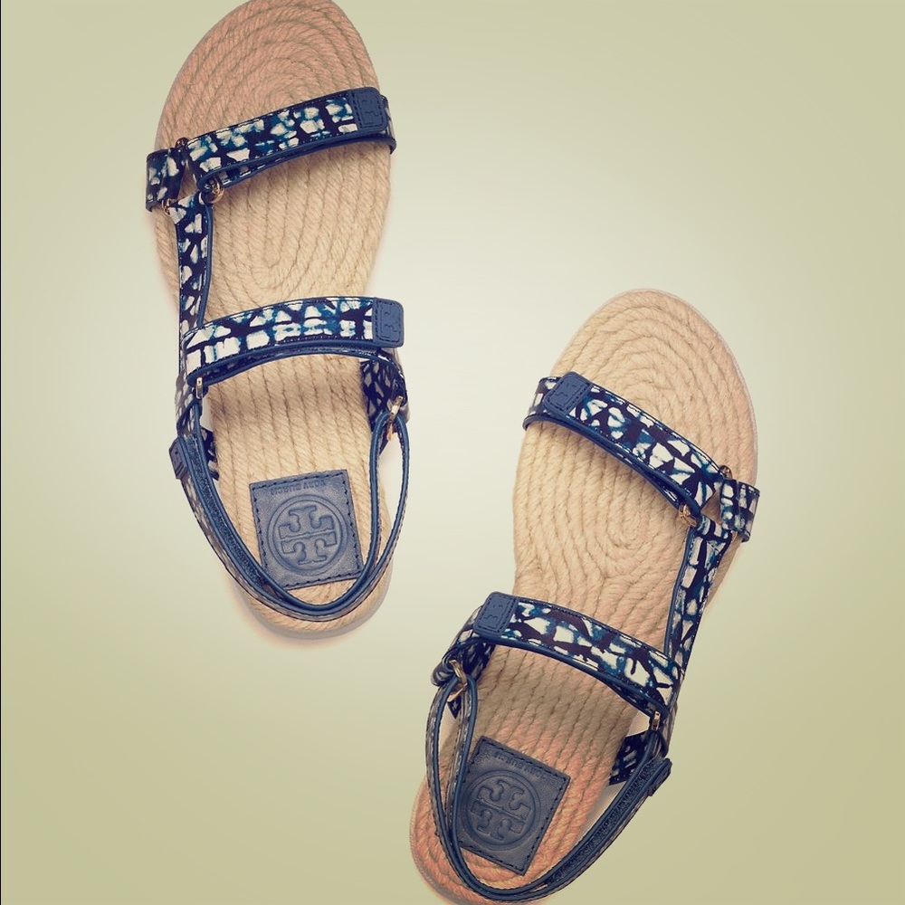Tory Burch Tribal Geometric Espadrilles Sandal