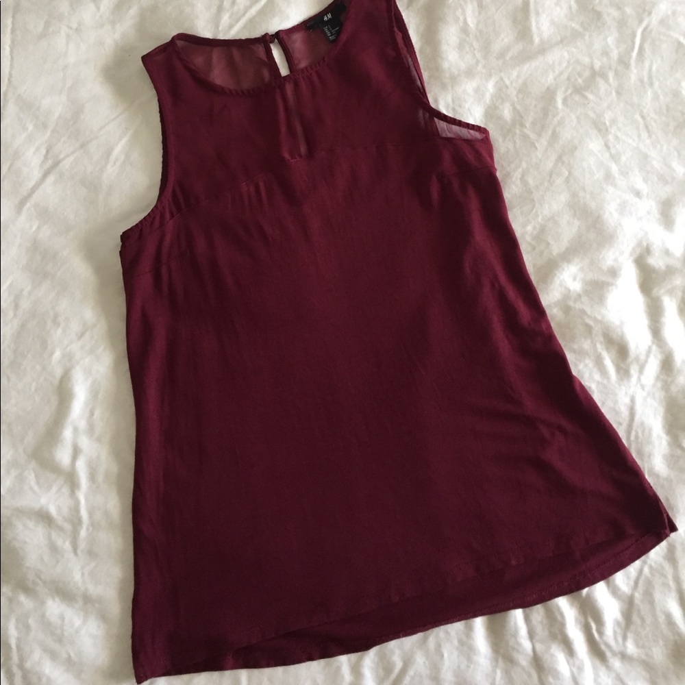 H & M Sleeveless Top - Size S