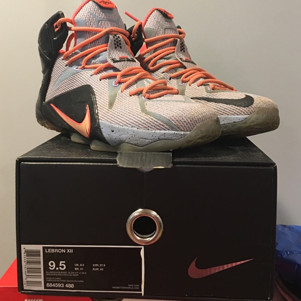 Men's 9.5 Lebron XII sneakers