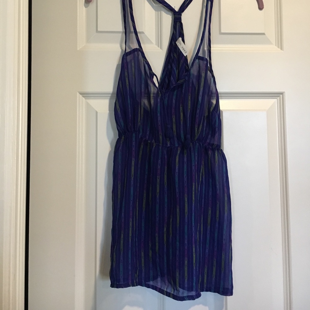 Cute sheer chiffon tank!