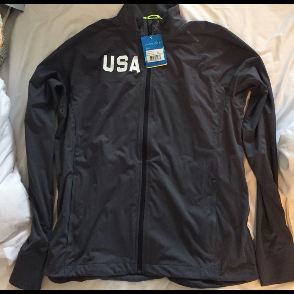 USA Brooks "Drift" Shell running jacket Men's L