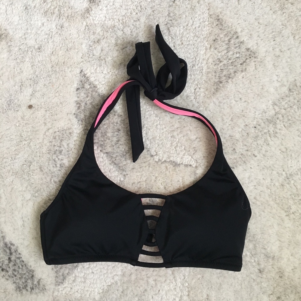 Black bikini top
