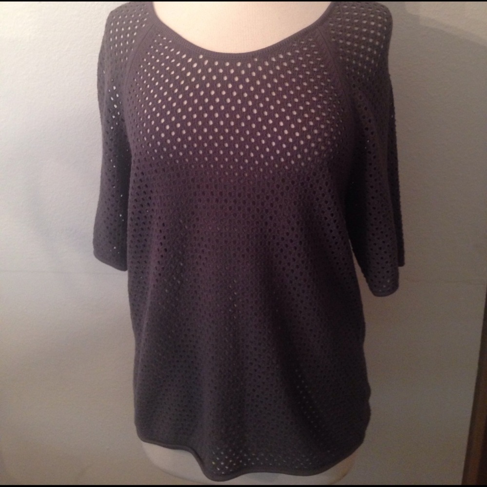 Milly New York short sleeve spring sweater Large