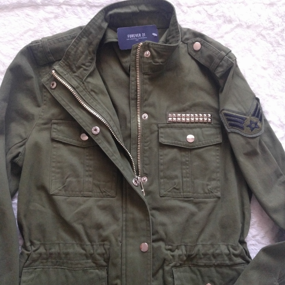 Forever 21 casual jacket/olive