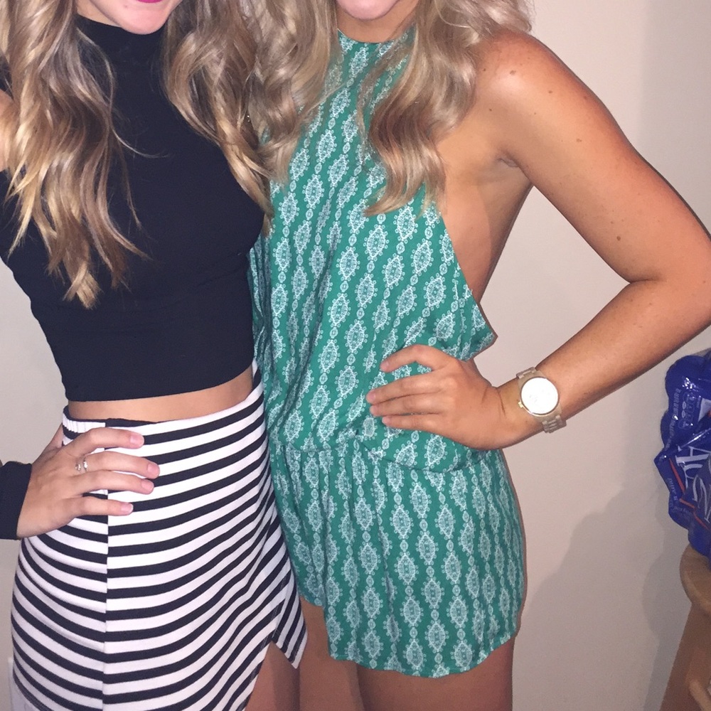 Halter Top Romper!