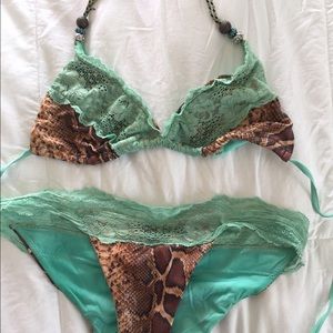 Beach Bunny Wild Honey Lace Bikini