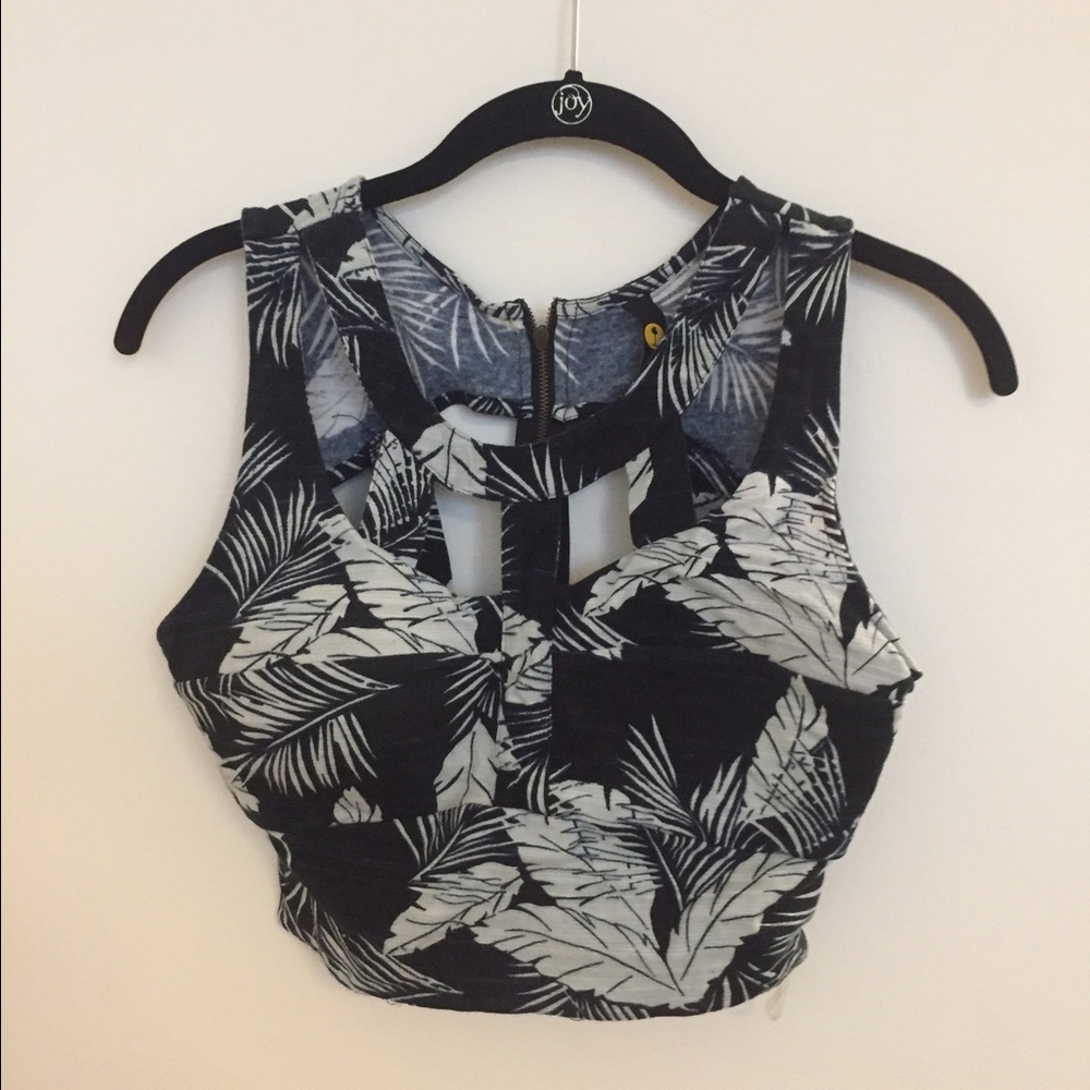 Tropical crop top
