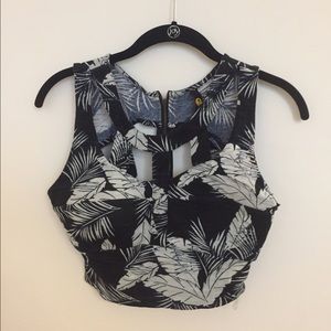 Tropical crop top