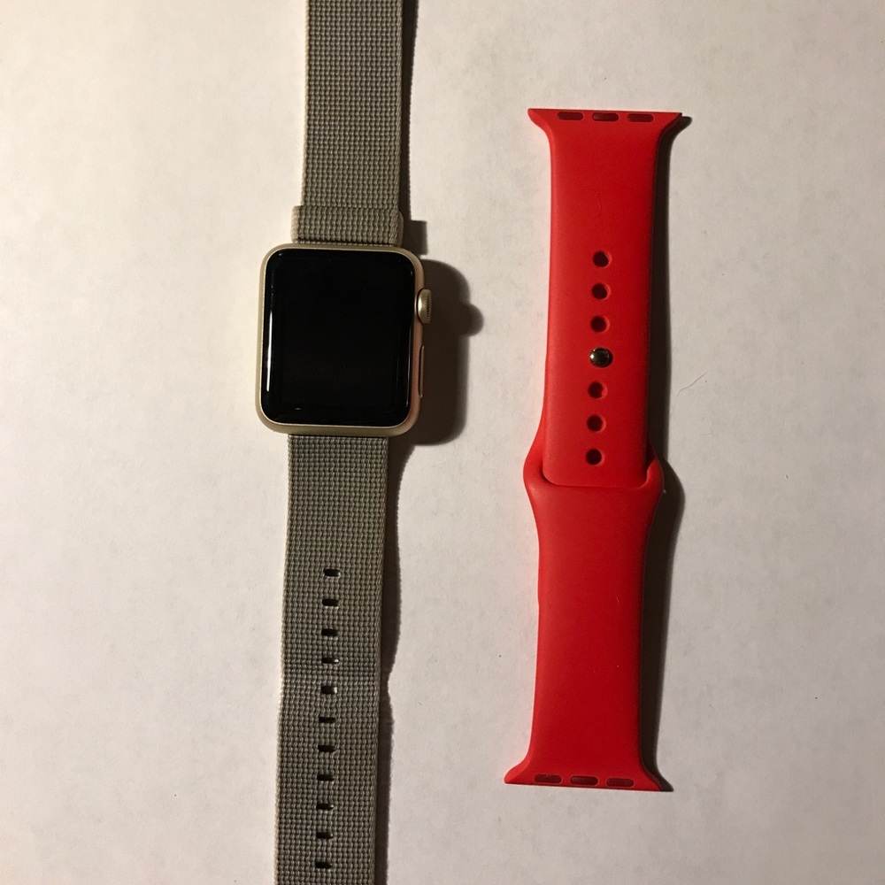 SOLD ❌Apple Watch Sport 38mm Gold with Apple Bands