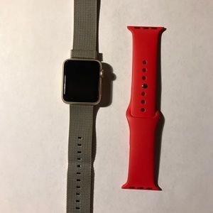 SOLD ❌Apple Watch Sport 38mm Gold with Apple Bands
