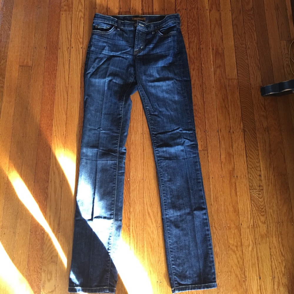 David Kahn Straight Leg Dark Wash Jeans