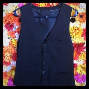 Men's black suit vest H&M