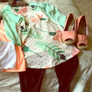 LuLaRoe XXS Unicorn Spring Flowers Randy