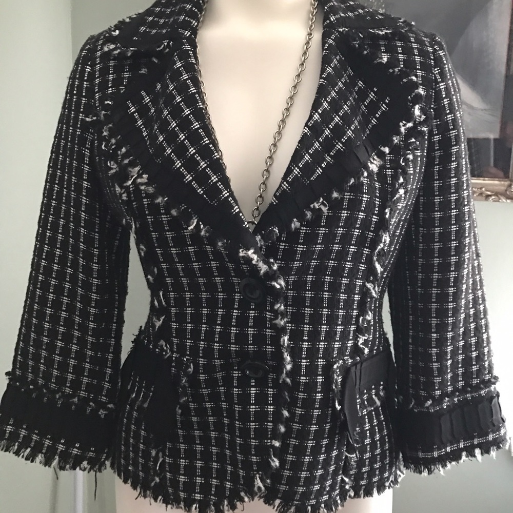 White/Black Jacket