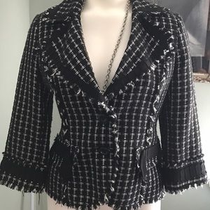 White/Black Jacket